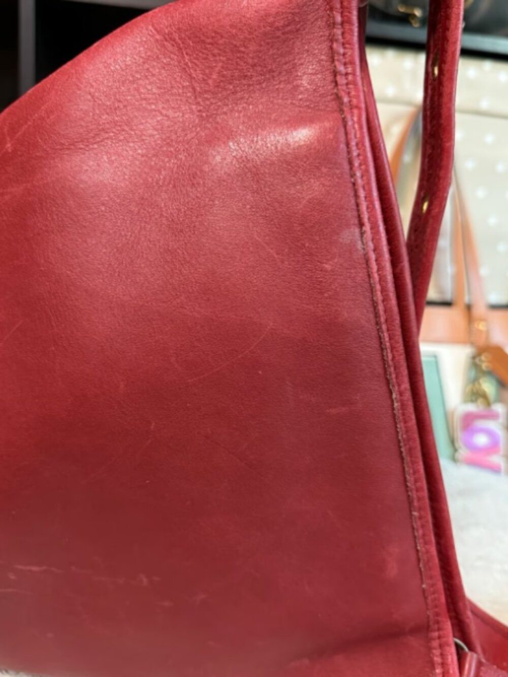 Vintage Coach Helen Berg’s Legacy #9953, Red - Picture 10 of 11